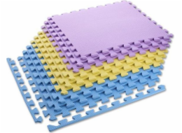 One Fitness Puzzle podložka 9 ks žluto-modro-fialová (17-63-081)