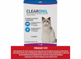 Francodex CLEARONIL Kapky proti blechám a klíšťatům pro kočky nad 1 kg