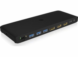 Icy Box stanice/replikátor IB-DK2416-C dokovací stanice 11v1,HDMI,DP,USB,LAN