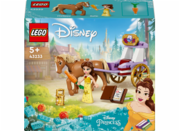  LEGO 43233 Disney Princezna Belle s kočárem taženém koněm, stavebnice