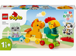  LEGO 10412 DUPLO Stavebnice vláčku se zvířaty