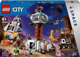  LEGO 60434 Vesmírná základna City s odpalovací rampou, stavebnice