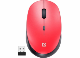  Bezdrátová tichá klikací myš AURIS MB-027 800/1200/1600 DPI červená
