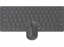 Rapoo Keyboard + Mouse Keyboard Set 9600M multimode Grey