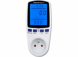 Wattmetr Qoltec počítadlo spotřeby energie PM0626 | 3680W | 16A | LCD