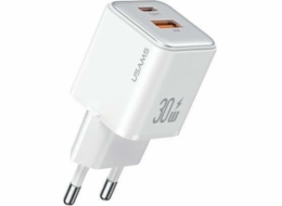 USB-C+USB-A PD 3.0 30W Rychlá nástěnná nabíječka