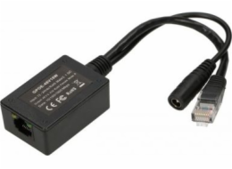  PoE invertor 1 port vstup 1x1000MB/s RJ45/Jack 10-30V, výstup 48V