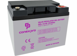 Baterie Conexpro GEL-12-40 GEL, 12V/40Ah, T14-M6, Deep Cycle 