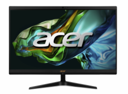 ACER PC AiO AspireC24-1800, i5-12450H,23,8" FHD,8GB,512GB M.2 SSD,IrisXe,ESHELL,USB KB+mouse,black