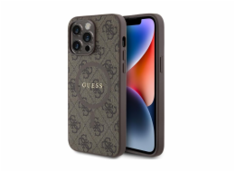 Guess PU Leather 4G Colored Ring MagSafe Zadní Kryt pro iPhone 14 Pro Max Brown Zakupte si Guess PU Leather 4G Colored Ring MagSafe Zadní Kryt a proveďte skvělé vylepšení svého telefonu.