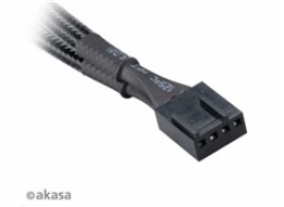 AKASA kabel rozdvojka pro ventilátory, 1x 4-pin fan na 2x 4-pin, 15cm