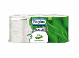 Papír toaletní 3 vrstvý Regina Delikat Aloe 8 ks