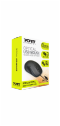 PORT DESIGNS 900400-P, Optická myš, USB, čierna