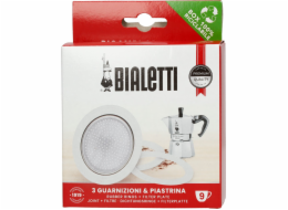 Bialetti Ersatzset 9 Tassen Alu 3 Dichtungen 1 Filter