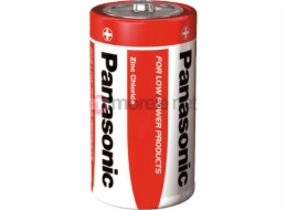 Baterie velké mono Panasonic Zinc (vel. D v blistru) 2ks