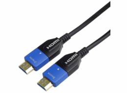 PremiumCord Ultra High Speed HDMI 2.1 optický kabel 8K@60Hz 4K@120Hz 30m zlacený