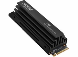 Crucial T705 - SSD - šifrovaný - 1 TB - interní - M.2 2280 - PCI Express 5.0 (NVMe) - TCG Opal Encryption 2.01 - integrovaný chladič