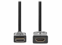 NEDIS High Speed prodlužovací HDMI 1.4 kabel s ethernetem/ 4K@30Hz/ zlacené konektory HDMI-HDMI/ černý/ bulk/ 2m