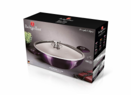Pánev WOK s titanovým povrchem 30 cm Purple Eclipse Collection BH-7114sleva