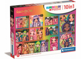 Clementoni Supercolor 10 v 1 - Duhová vysoká, puzzle