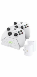 VENOM VS2871 Xbox Series S/X & One White Twin Docking Station + 2 batteries