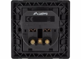 Lanberg Lanberg AC-WS01-USB2-EB zásuvka pod omítku