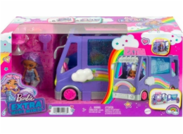 Panenka Barbie Mattel Koncertní minibus Barbie Extra + sada mini mini panenek HKF84