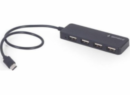 Gembird USB HUB Gembird Hub USB-C 4-port (černý)