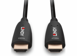 Lindy HDMI kabel - HDMI samec na HDMI samec - 20 m - optická vlákna - černá - podporuje 8K 60 Hz (7680 x 4320)
