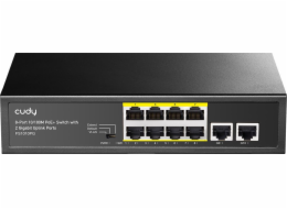 Switch Cudy Switch FS1010PG 8xFE PoE+ 120W 2xGigabit uplink