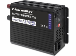 Monolitní inteligentní nabíječka pro LiFePO4 AGM GEL SLA baterie | 20A | 12V