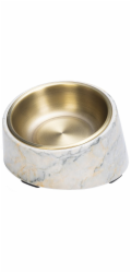 Designed by Lotte Vita Designová miska pro kočky Vzor béžový mramor 160ml