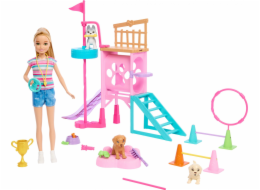 Panenka Mattel Barbie Family & Friends Stacie s Puppy Playground Playground