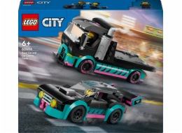 LEGO 60406 City Car Transporter se závodním autem, stavebnice