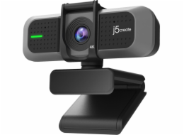 j5create webkamera j5create webkamera JVU430 8 MP 3840 x 2160 px USB 2.0 černá, stříbrná