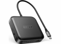 Mobilní dokovací stanice USB4 HyperDrive Station/Replicator Černá HDMI 8K/RJ45/USB-A/DisplayPort