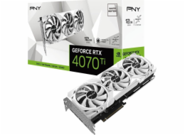 Grafická karta PNY GeForce RTX 4070 Ti 12GB LED VERTO WHITE EDITION