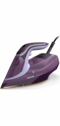 Philips Azur 8000 Series DST8021/30 napařovací žehlička, 3000 W, rychlé nahřátí, automatické vypnutí, fialová
