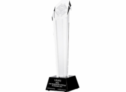 Victoria Sport Gravírovaná skleněná trofej s pouzdrem