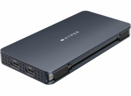 Stanice/replikátor HyperDrive HyperDrive Next 10portový dokovací stanice USB-C Business Class 2xHDMI/4K/SD/PD 100W průchozí/miniJack/RJ45