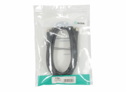 AV:link kabel RG6 koaxiální 2x F konektor samec, 75 Ohm, 2m