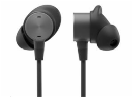 Logitech Zone True Wireless - Bezdrátová sluchátka s mikrofonem - špuntová sluchátka - Bluetooth - odstranění šumu - grafit