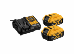  Sada startovacích baterií DEWALT DCB1104P2, 18V, nabíječka