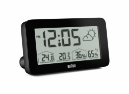 Braun BC 13 B DCF Radio Weather Station black