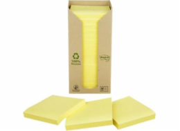 Ekologické adheziva Post-IT® (R330-1T), 76x76mm, žlutá