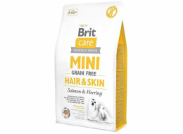 BRIT Care Mini Hair&Skin Salmon&Herring - suché krmivo pro psy - 2 kg