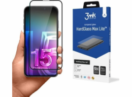 3mk tvrzené sklo HardGlass Max Lite pro Apple iPhone 15, černá