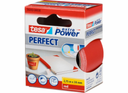 Tesa Cloth Tape 2,75m x 38mm extra Power red 56343