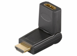 PremiumCord HDMI adapter 19pin Female - 19pin Male otočná, pozlacená
