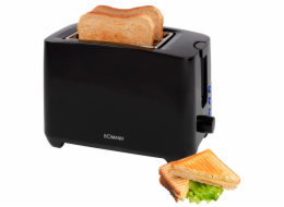 Bomann TA 6065 CB black 2 Slice Toaster